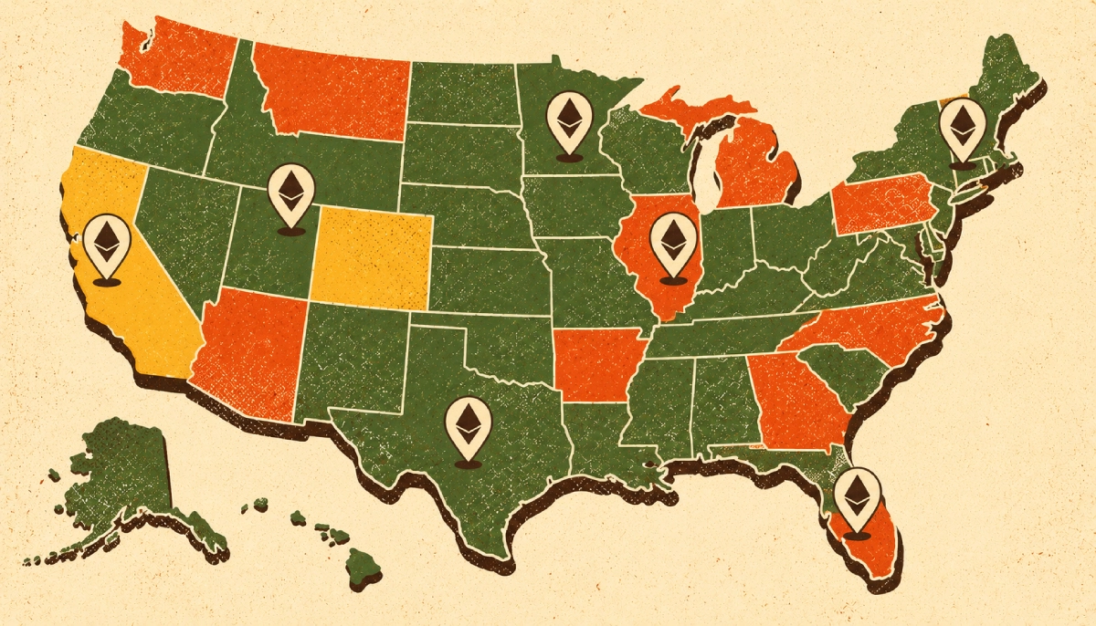 U.S. state availability for buying ETH on Binance.US and other platforms